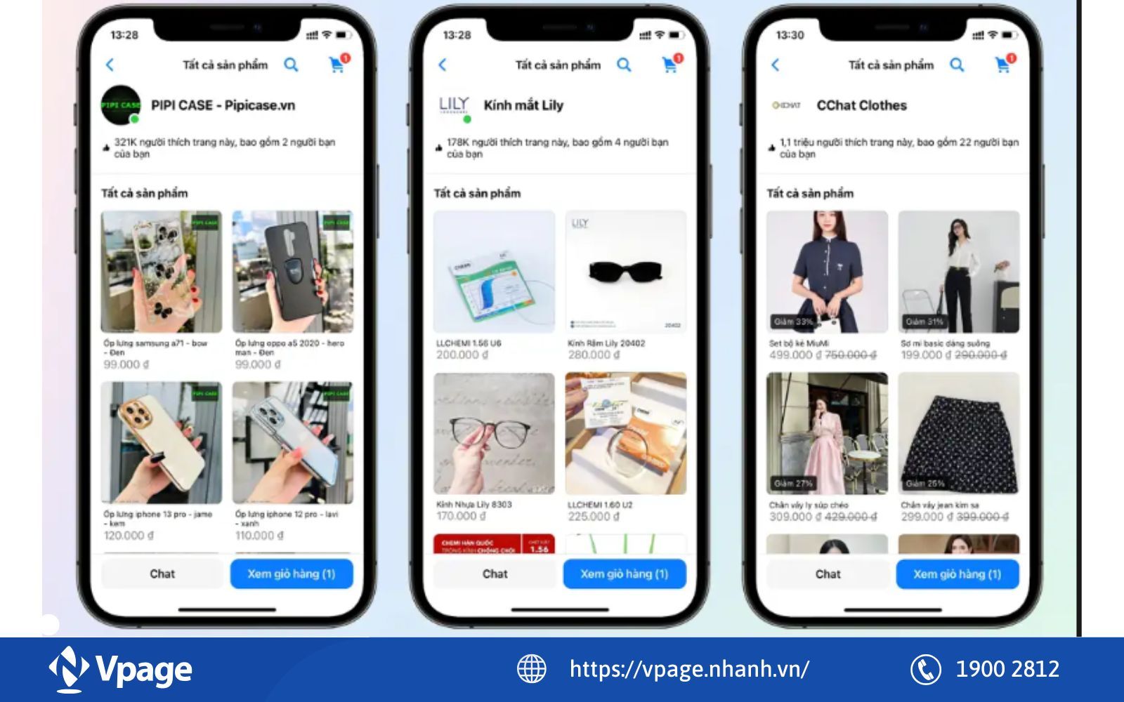 Giỏ hàng Facebook Live Shopping/ Reels/ Bài viết/ Messenger